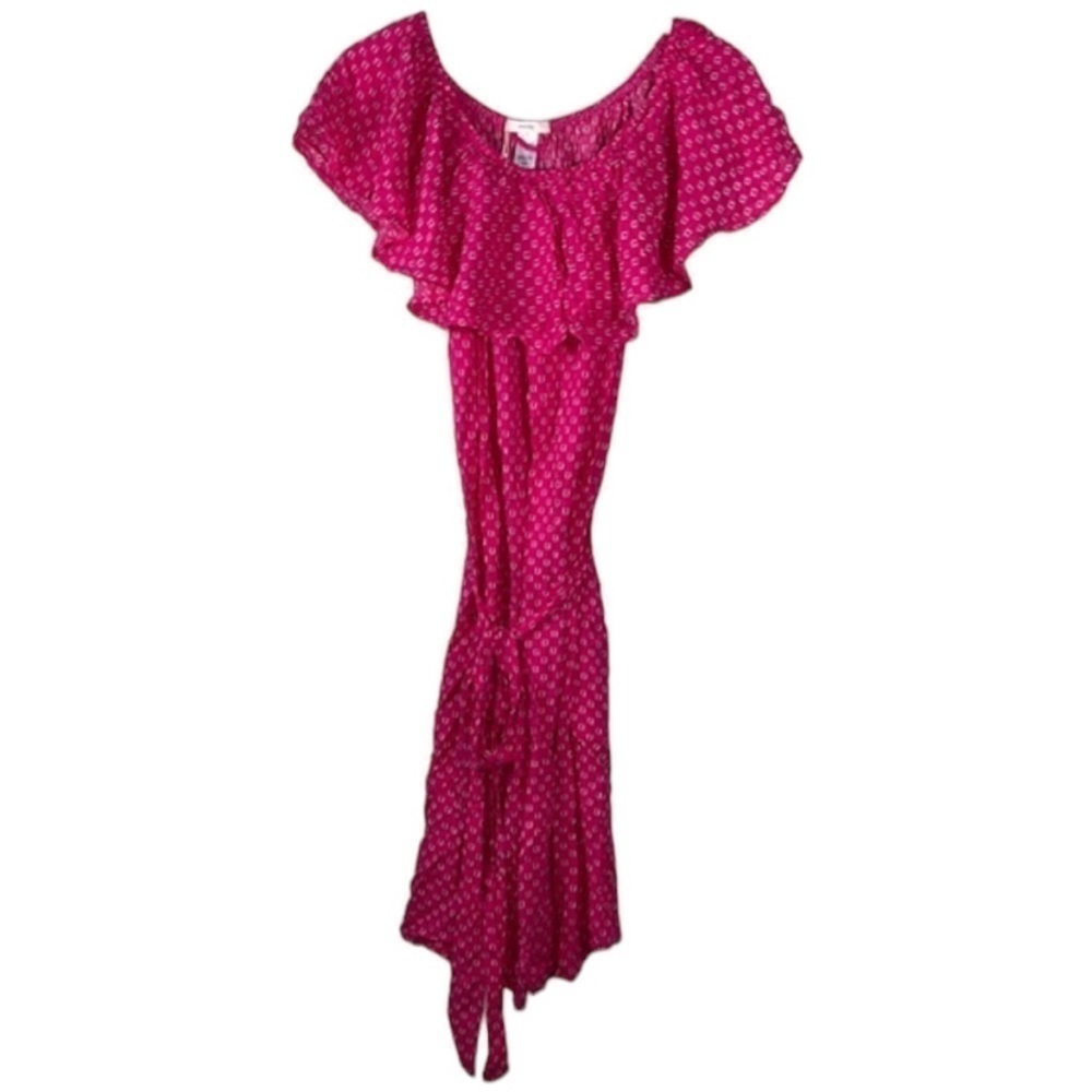Eberjey Royal Ikat Elana Dress In Beetroot Size S